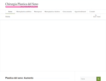 Tablet Screenshot of chirurgiaplasticaseno.net